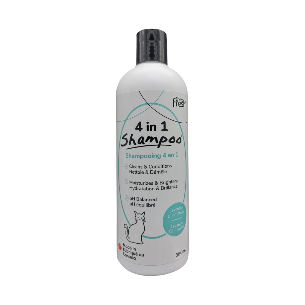 4 in 1 Shampoo Lavender Chamomile for Cats – Enviro Fresh - Cat Flea Removal Shampoo Chamomile And Pomegranate Oil
